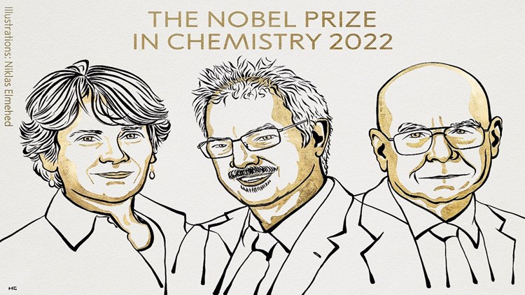 3 علماء يتشاركون جائزة نوبل للكيمياء